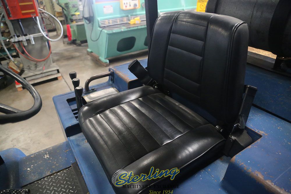 15000 lb. Caterpillar #T150D, forklift, 133" lift height, side shift, propane driven, hard rubber tires, 2 - Image 10