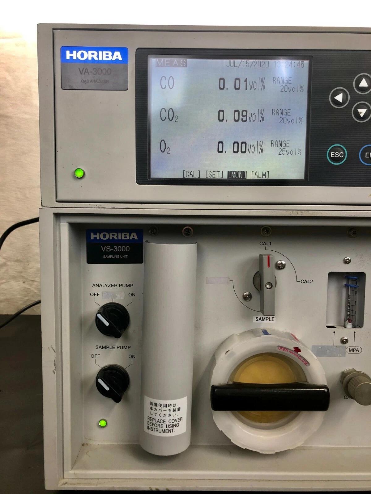Horiba #VS-3002, Sampling Unit w/ VA-3113 Gas Analyzer, 120/240 V. - Image 2