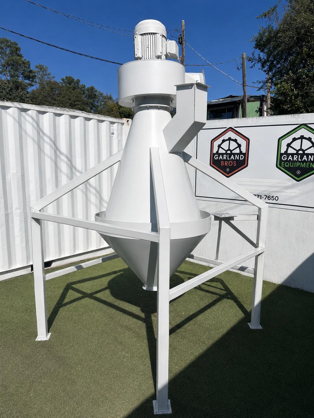 43" Packer Cyclone, 113.5" height, 45" x 30" cone, 7.5 HP TECO-Westhinghouse motor, 230/400 V. - Image 5
