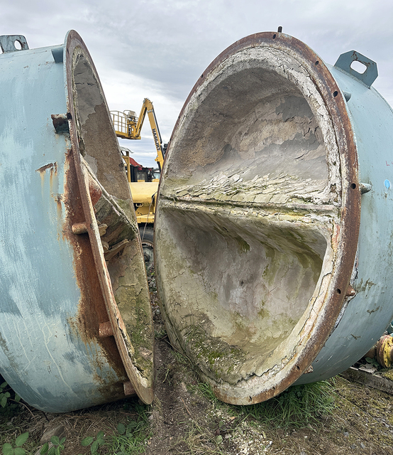 Boiler, Door Assembly, 24" dia, w/ Refractory - Image 4