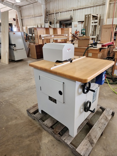 Larick #362, sander, 1.5 HP, TEFC, 1800 RPM, 4" adj., enclosed base, profile discs, 2016 - Image 1