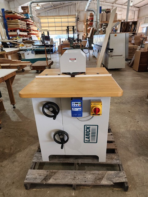 Larick #362, sander, 1.5 HP, TEFC, 1800 RPM, 4" adj., enclosed base, profile discs, 2016 - Image 5