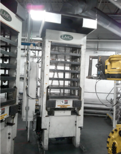 300 Ton, LMG (Lawton Machinery Group) compression molding press, 10 stroke, 30" x 30" electrically heated - Image 1