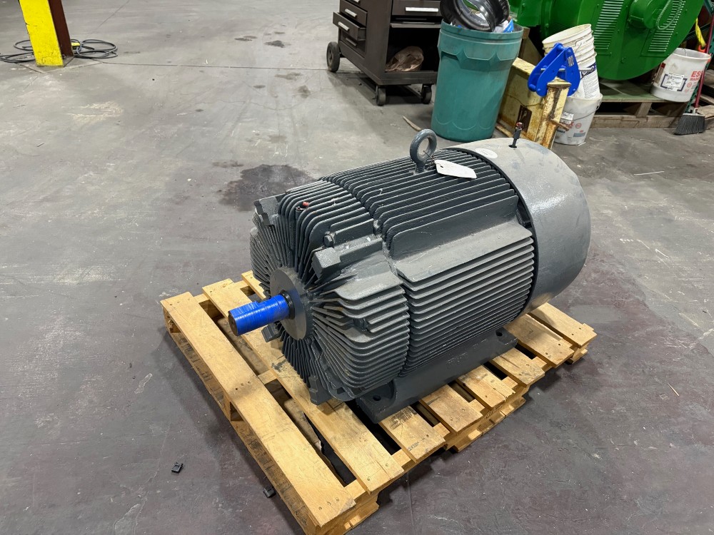 125/37.5 HP 1750/825 RPM General Electric, Frame 447TS, TEFC, 460 Volts - Image 1