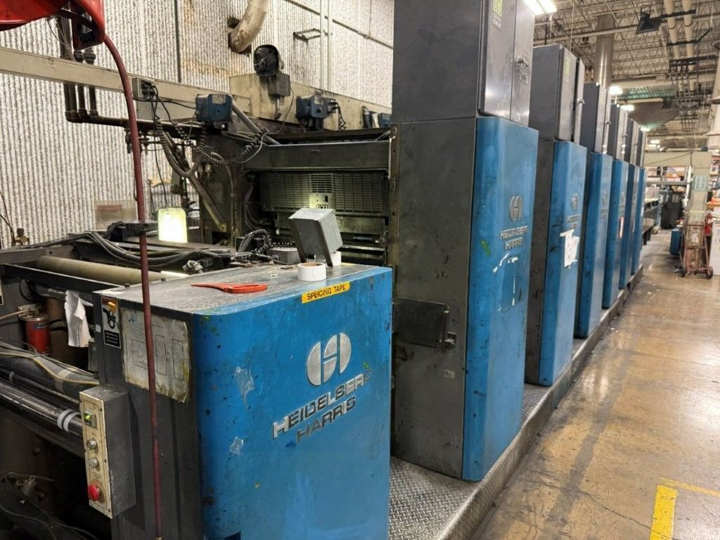 Heidelberg Harris #M120C, 6 Unit Heatset Web Offset Press, 19.4" cutoff, 34" web, 16 page, 1999 - Image 3