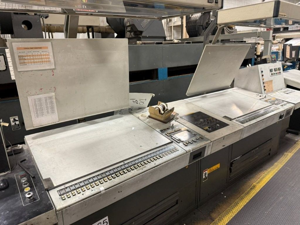Heidelberg Harris #M120C, 6 Unit Heatset Web Offset Press, 19.4" cutoff, 34" web, 16 page, 1999 - Image 9