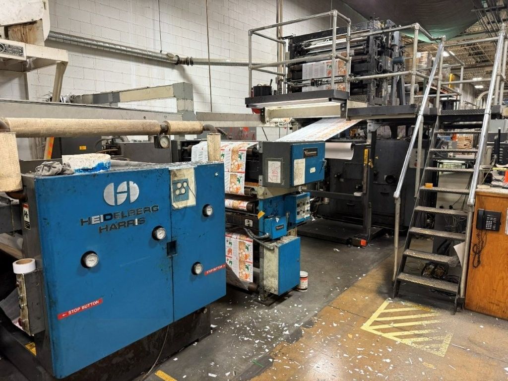 Heidelberg Harris #M120C, 6 Unit Heatset Web Offset Press, 19.4" cutoff, 34" web, 16 page, 1999 - Image 10