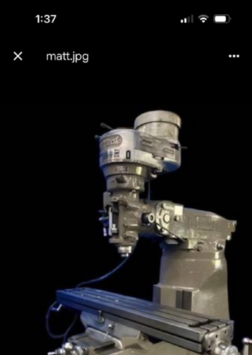 Bridgeport #Series-I, Vertical Knee-Type Turret Milling Machine, R8 spindle, 1 HP - Image 3