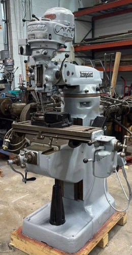 Bridgeport #Series-I, Vertical Knee-Type Turret Milling Machine, variable-speed head, table power feed - Image 2