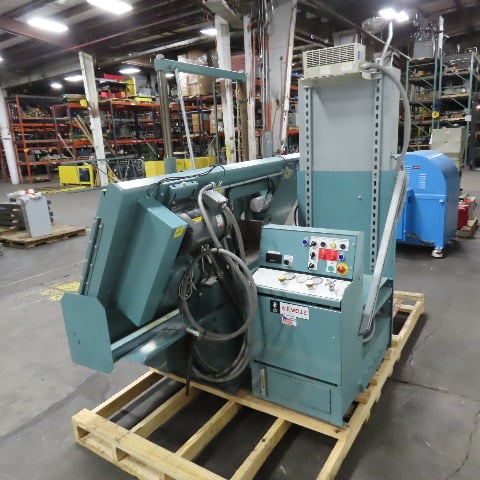 16" x 20" W.F. Wells #F-16-2, Twin Post Semi-Auto Horizontal Band Saw, 480 V., 1-1/4" x 0.042" x 15' blade - Image 3