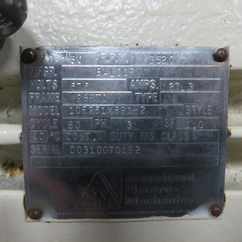 Silverson #600LS, High Shear In-Line Mixer, 3520 RPM, 575 V., 3" Inlet/Outlet, 30HP - Image 3