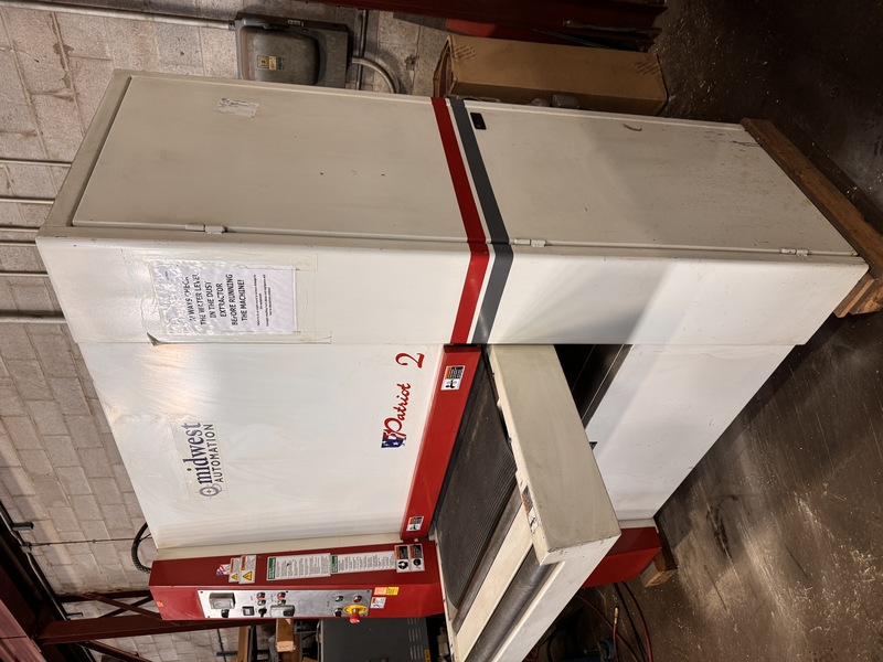 Midwest #ASM-140-20/4.0-MMIJ, Single-Head Duburring Machine, 36" width, 20 HP, 0-40 FPM, 0-6" bed opening - Image 3