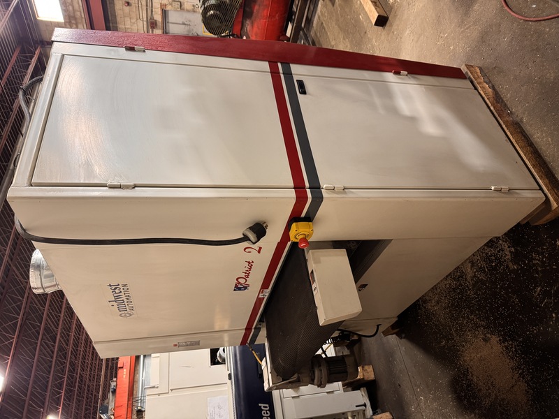 Midwest #ASM-140-20/4.0-MMIJ, Single-Head Duburring Machine, 36" width, 20 HP, 0-40 FPM, 0-6" bed opening - Image 4