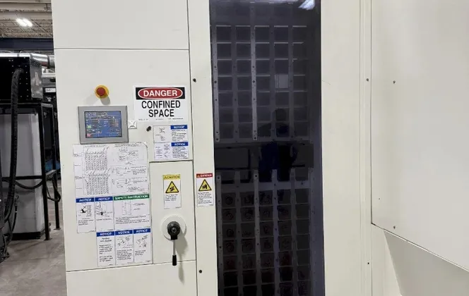 Makino #A61NX, CNC horizontal machining center, 14000 RPM, 133 automatic tool changer, thru spindle coolant - Image 4