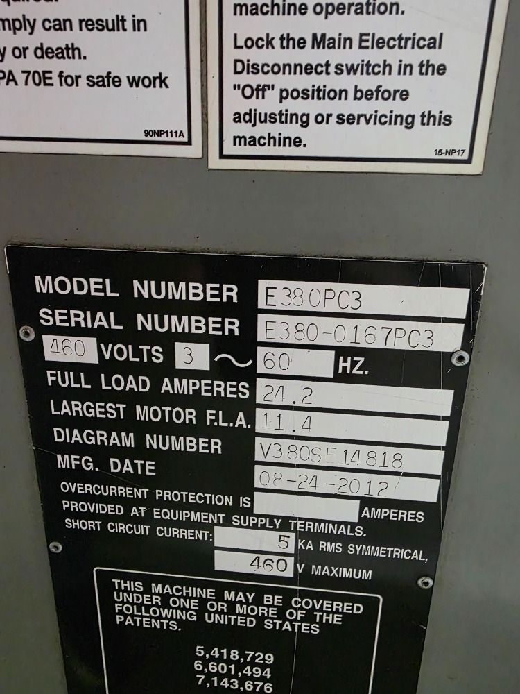 15" x 20" Marvel #380, Vertical Tilt Frame Saw, 460 V., 2012 - Image 6