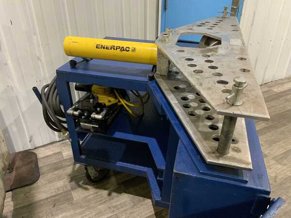 1" -4" Enerpac #ZA4404MX, air over hydraulic tube bender with dies, 10" stroke, 2 speed - Image 2