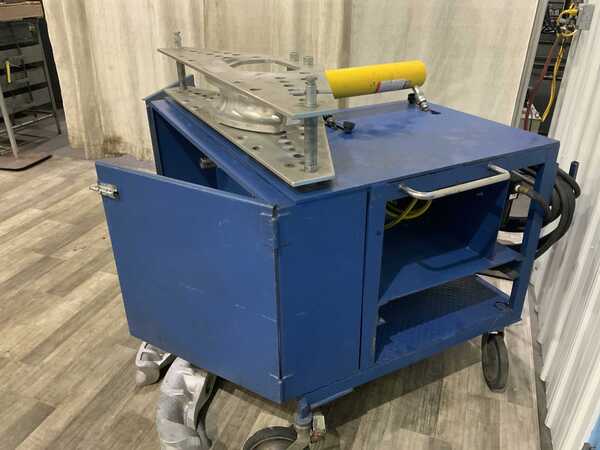 1" -4" Enerpac #ZA4404MX, air over hydraulic tube bender with dies, 10" stroke, 2 speed - Image 3
