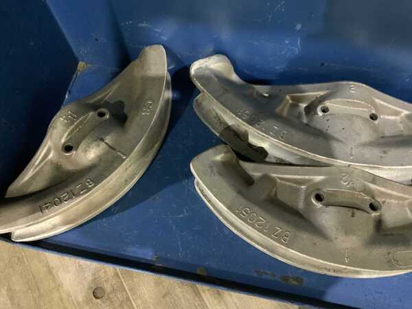 1" -4" Enerpac #ZA4404MX, air over hydraulic tube bender with dies, 10" stroke, 2 speed - Image 4