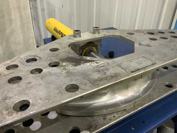 1" -4" Enerpac #ZA4404MX, air over hydraulic tube bender with dies, 10" stroke, 2 speed - Image 9