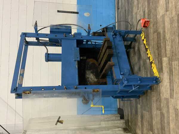50 Ton, OTC #50T, hydraulic traveling bed H-frame press, 42" btwn uprights, 45" open height, 1.5 HP - Image 1