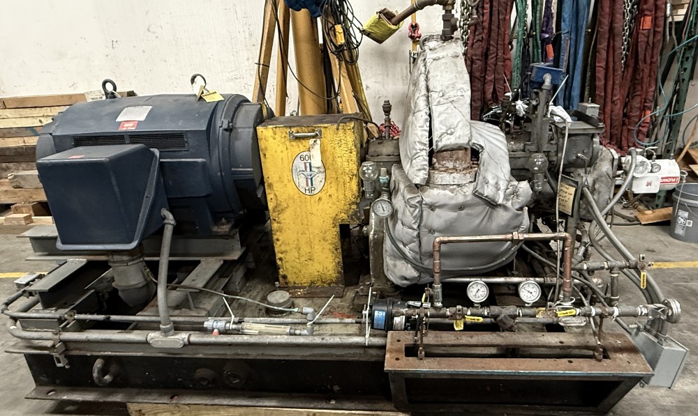 350 KW Elliott, steam turbine generator set, single stage turbine Induction Generator 480 Volts, 3ph, 60 hz - Image 1