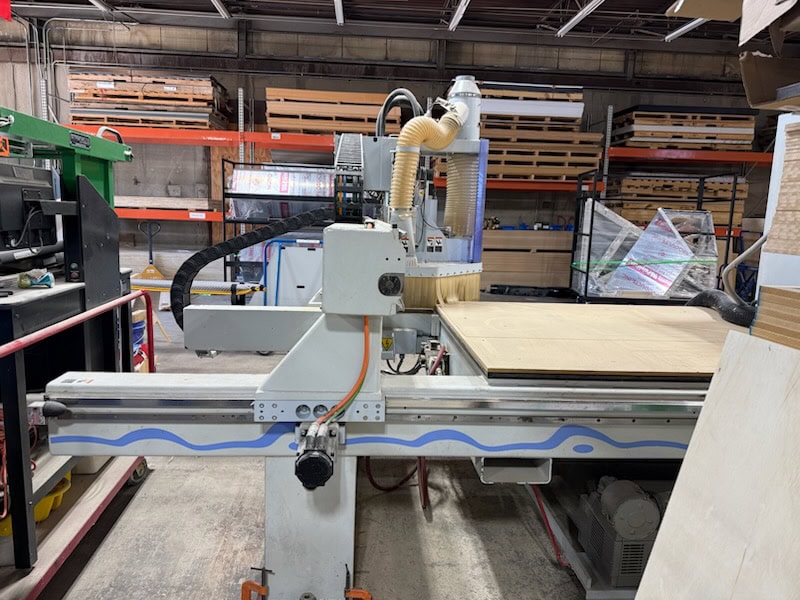 Weeke #Vantech510, CNC Router, 5' x 10' table, 122" x 61" x 9.6" travel, 24k RPM, 16 HP, 8 ATC, 480 V., PC85T - Image 2