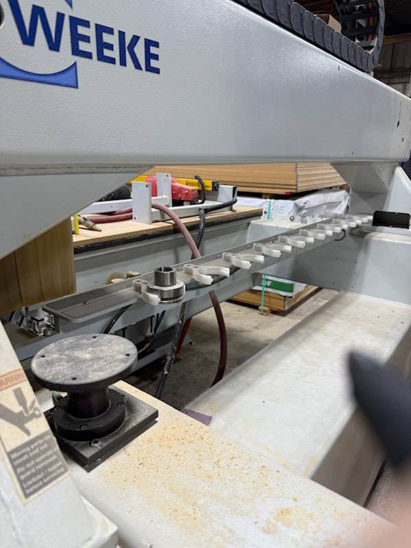 Weeke #Vantech510, CNC Router, 5' x 10' table, 122" x 61" x 9.6" travel, 24k RPM, 16 HP, 8 ATC, 480 V., PC85T - Image 6
