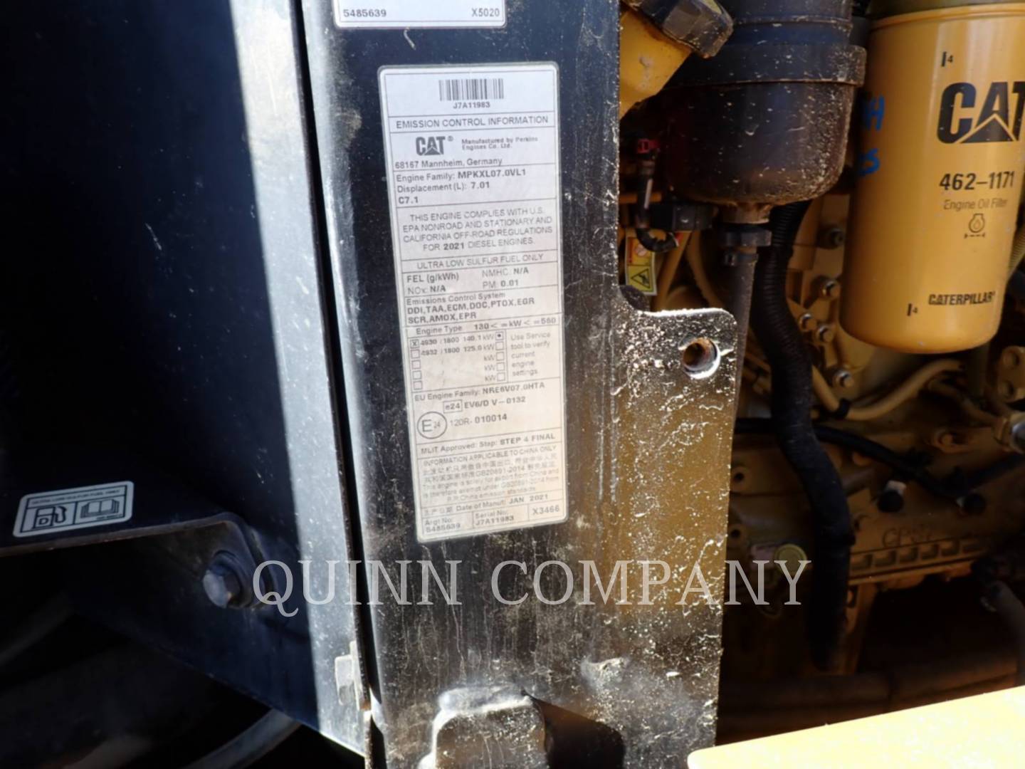 Cat 938M, Wheel Loader, 5312 hours, S/N: P5K01706, 2021 - Image 8