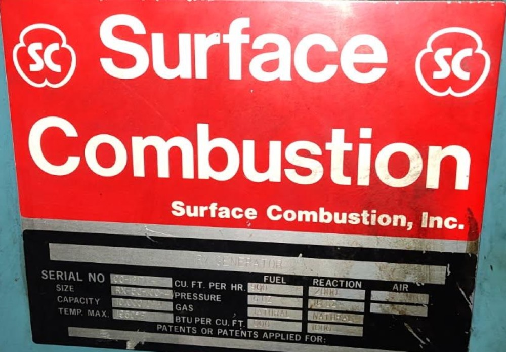 10000 cu.ft./hr., Surface Combustion RX Endothermic Gas Generator Gas Heated, Air cooled Multi Pod Design - Image 3
