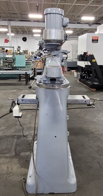 Bridgeport #Series-I, vertical mill, 9" x42" tbl., 1 -1/2 HP, 31" X, 12" Y, 16" Z, R8, 2J head, X-Axis power - Image 3