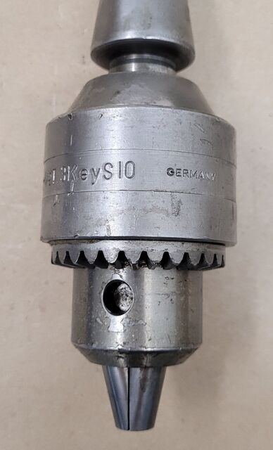 Rohm, BB13-3, 1/32" to 1/2" DRILL CHUCK w/ R8 Holder - Image 3