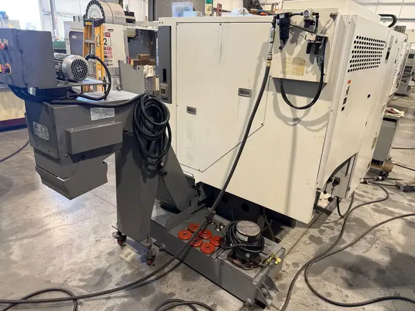 Samsung #SL-15, CNC lathe, 17" swing, 2.09" bore, 11.8" centers, 10 station, A2-5, Fanuc Oi-TF, tool - Image 6