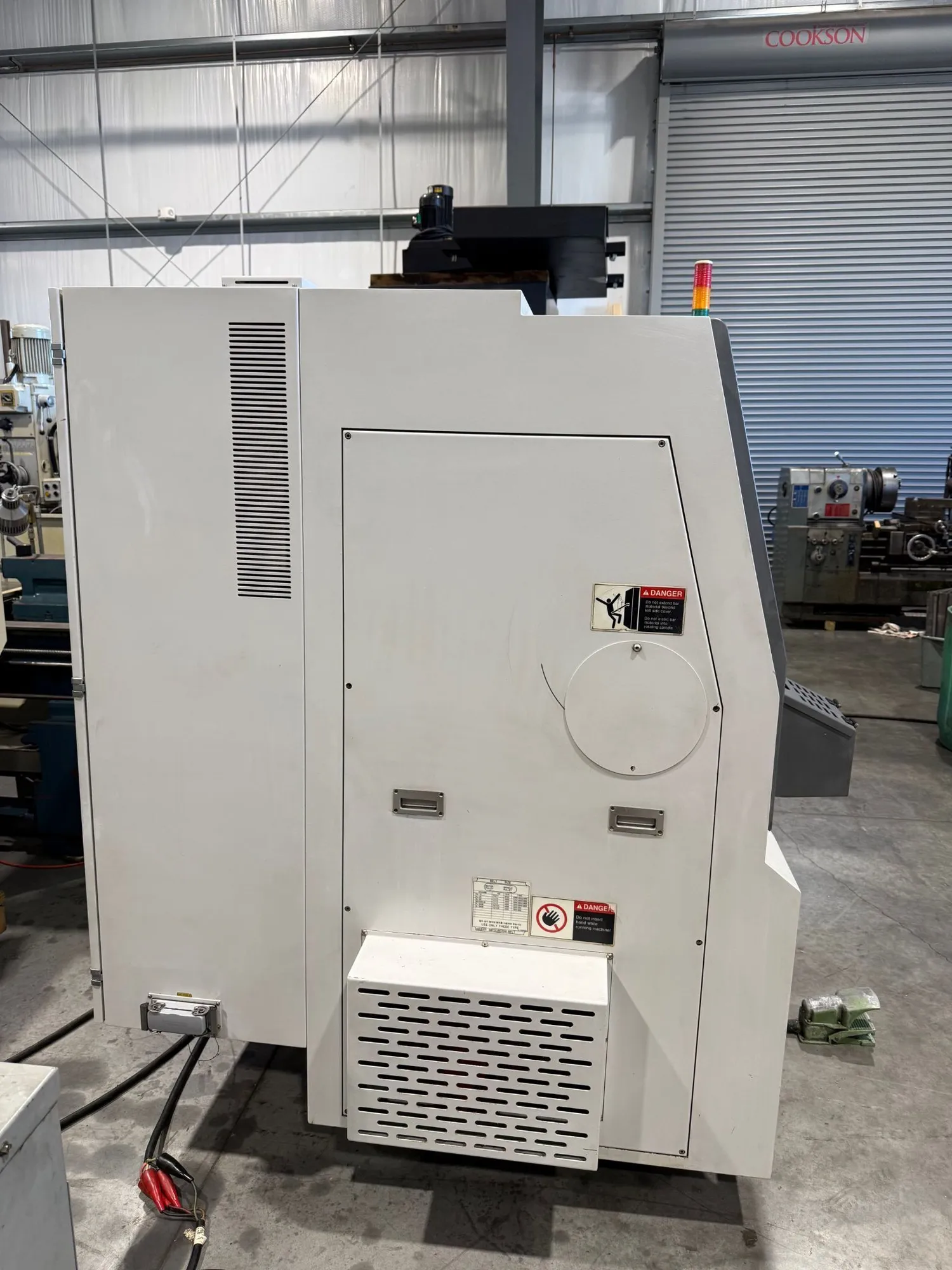 Samsung #SL-15, CNC lathe, 17" swing, 2.09" bore, 11.8" centers, 10 station, A2-5, Fanuc Oi-TF, tool - Image 8