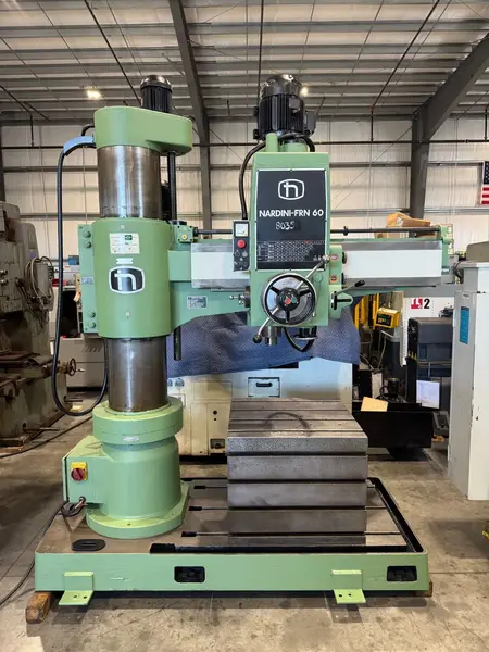 5' -15" Nardini #FRD-60, radial drill arm, #5MT, hydraulic clamping of arm and column - Image 2
