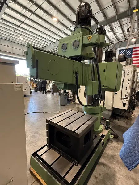 5' -15" Nardini #FRD-60, radial drill arm, #5MT, hydraulic clamping of arm and column - Image 6