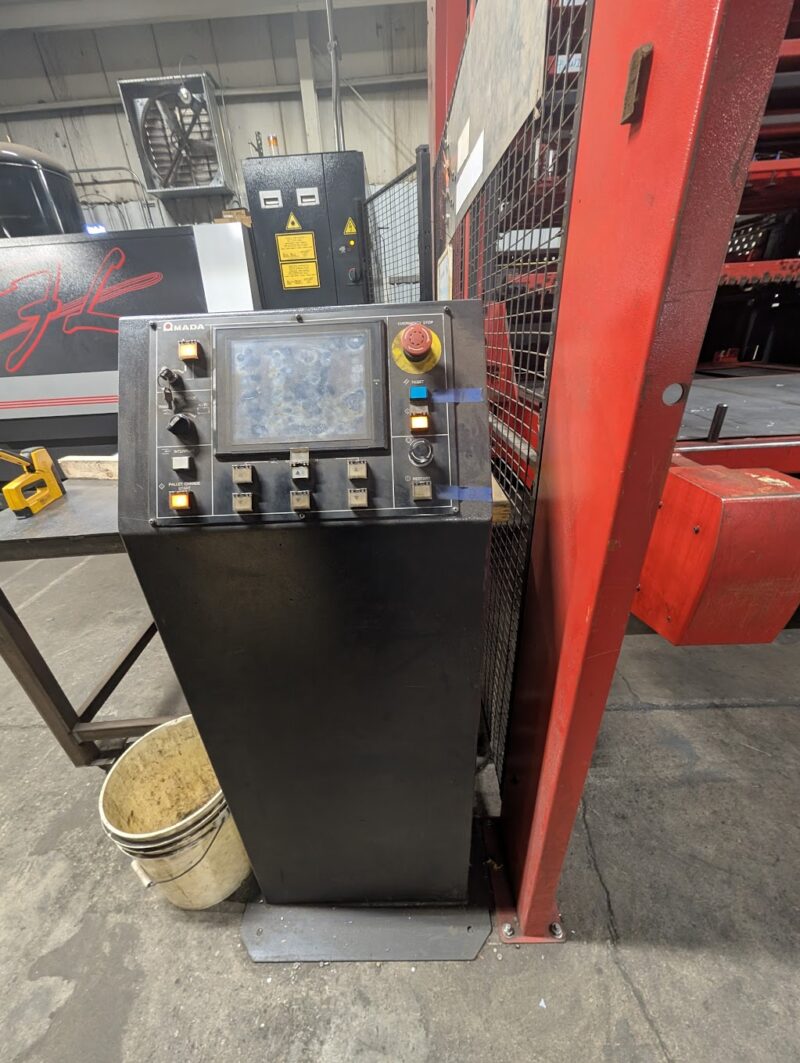 Amada #Ensis-3015AJ, Fiber laser cutter, 5' x 10', 2000 watt, AMNC Control, 2015 - Image 9