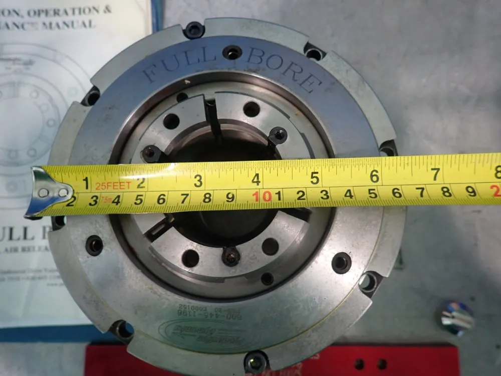 6.5" Production Dynamic #FB6-20, Mechanical Grip Air Released Chuck, 2.25" I.D. - Image 3