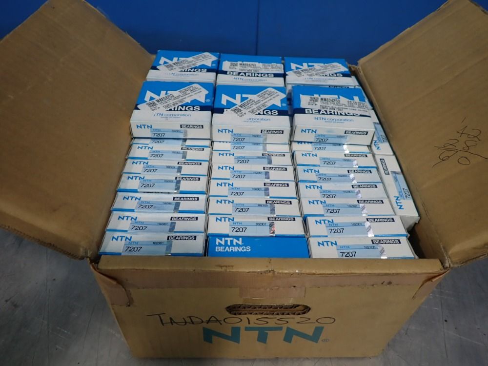 NTN #7207, Bearings, 94 Qty., New - Image 1