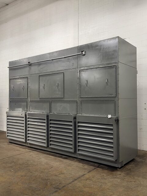 19200 cfm Global Finishing Systems Booth & Backdraft Dust Collector - Image 1