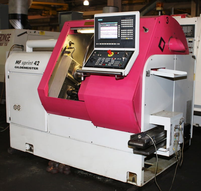 Gildemeister #MF-Sprint-42, Siemens 840C, 1.6" bar, live tl, subspdl, FMB BF, 2000, #153550 - Image 3