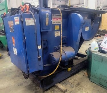 25000 lb. Pandjiris #250-MVRMT, Welding positioner, 0.7 RPM, 72" square table, 460 V., 1967 - Image 4