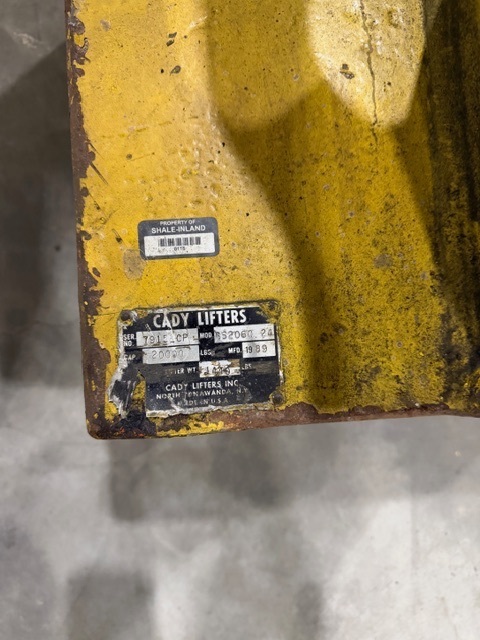 20000 lb. Cady #OS2060-24, C-Hook, 59" arm length, 32" height - Image 3