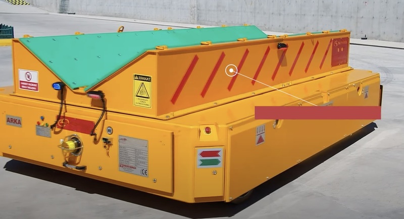 35 Ton, Taiyuan Huaye, trackless coil transfer cart, 2 coils, mechanical drive, front wheel steering, remote - Image 2