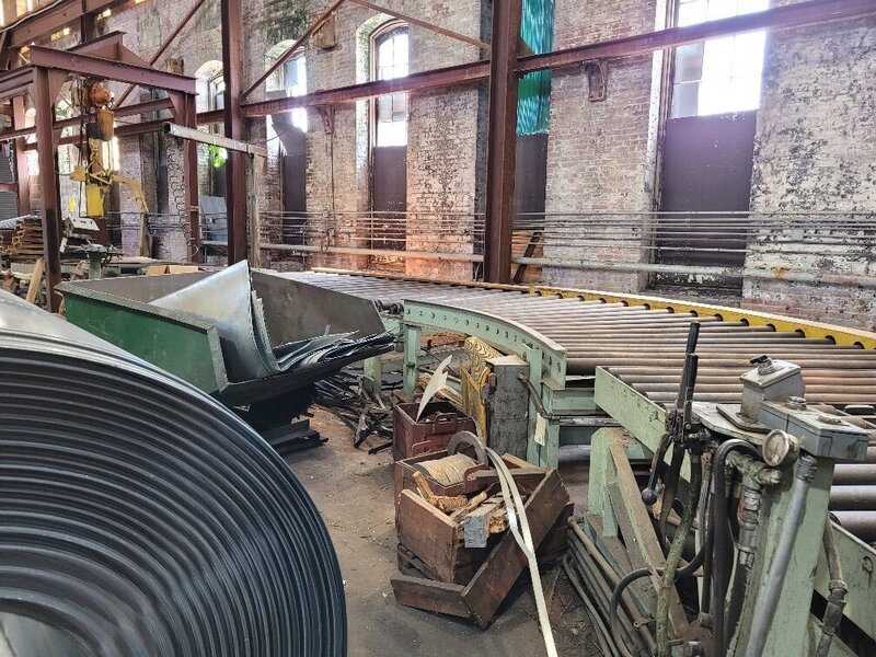 Coil Packaging Line, Braner, 65" width, 10000 lb., R to L, hydraulic down ender, banding table - Image 2