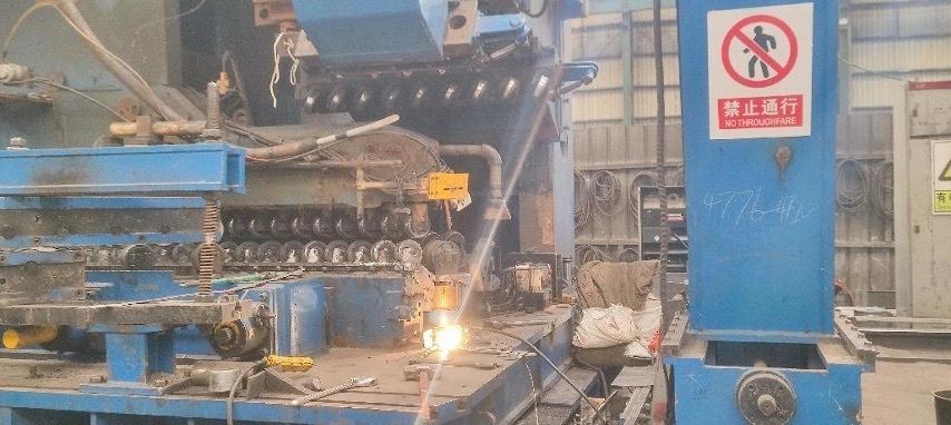 Aogang, 2000mm x 20mm spiral pipe mill, 760mm ID, 2200mm outside dimension, 12m pipe length, 2021 - Image 2