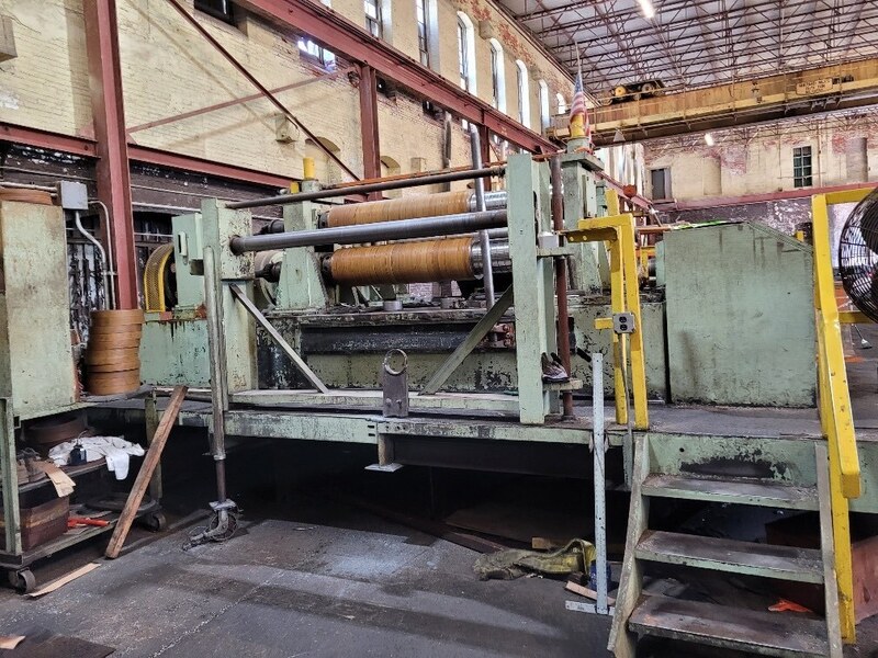 72" Delta slitting line, .020"-.250" thickness, 40000 lb., 20" ID, 72" OD, R to L, coil car, uncoiler - Image 1