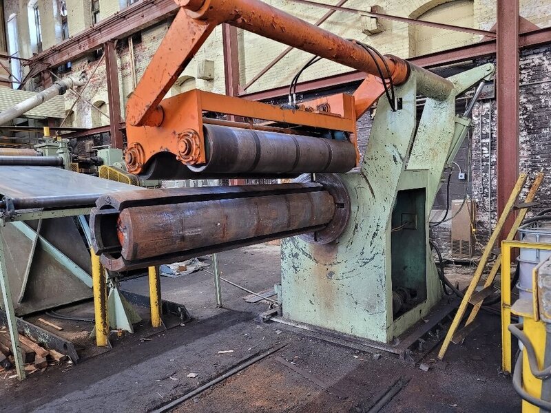 72" Delta slitting line, .020"-.250" thickness, 40000 lb., 20" ID, 72" OD, R to L, coil car, uncoiler - Image 3