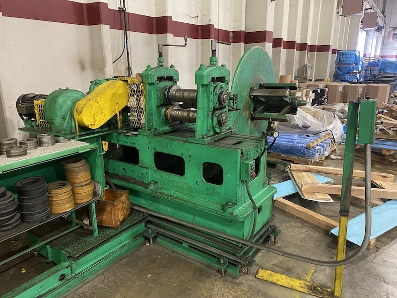 12" x .125" Bliss slitting line, 4000 lb., knives & tooling, complete - Image 8