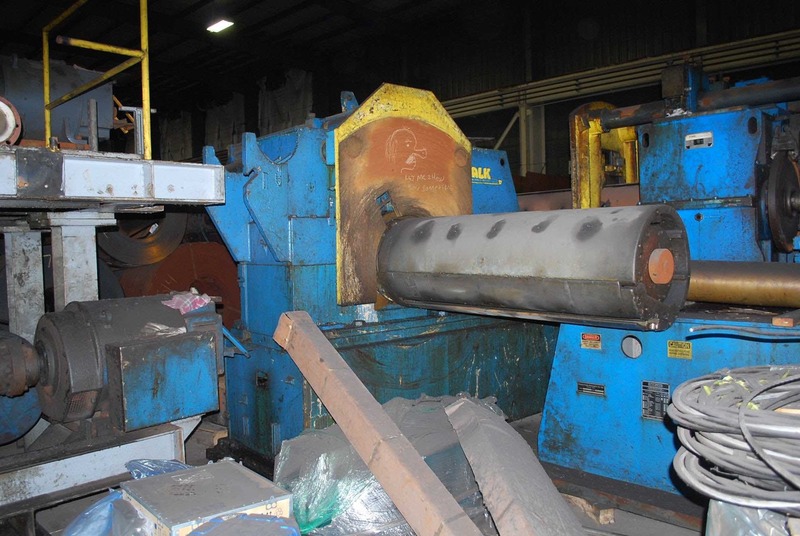 50000 lb. Yoder Recoiler, 60" width, 24" ID, 72" outside dimensions, Powered Expansion - Image 1