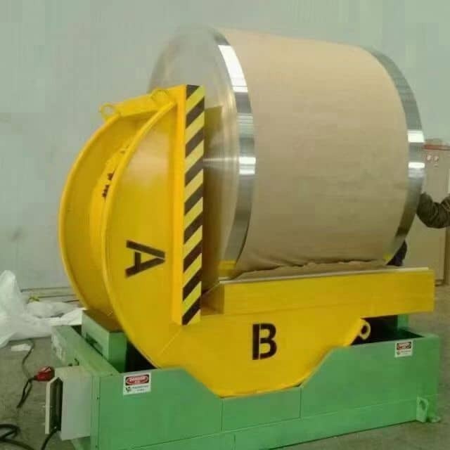 20000 lb. Aogang, mechanical coil upender, 72" width, 72" OD, chain driven design, new - Image 2